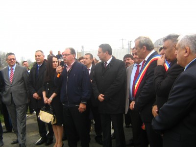 Inaugurare pod Mioveni