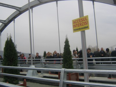 Inaugurare pod Mioveni