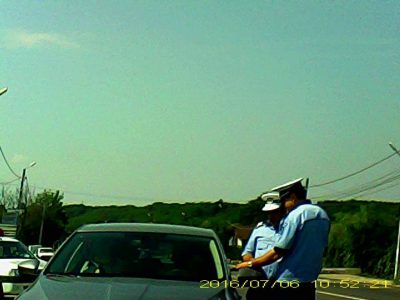 Militieni Abuzivi -Sectia Albota,Arges, fac servicii rutiere punandu-si caschete albe 3